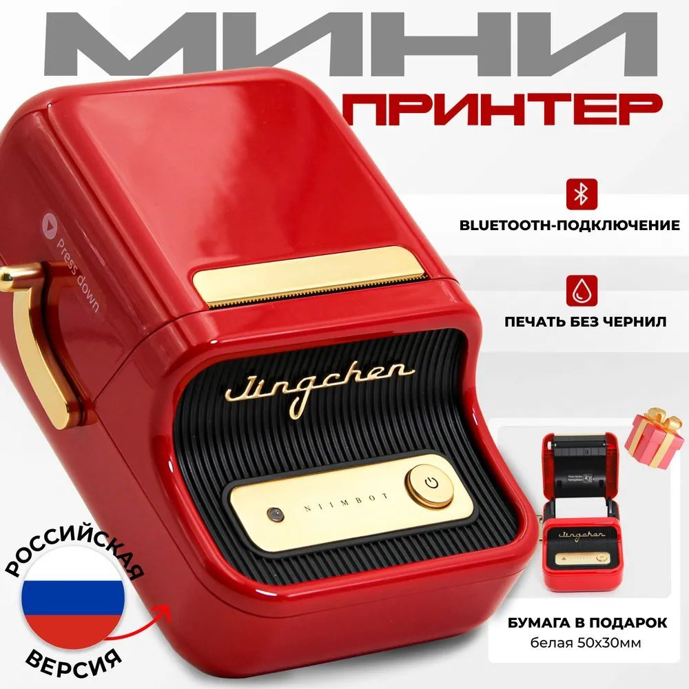 Принтер NIIMBOT B21S red