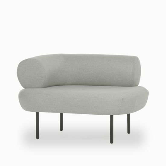 Кресло Adelaide R серая ткань