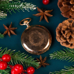 Золотые карманные часы