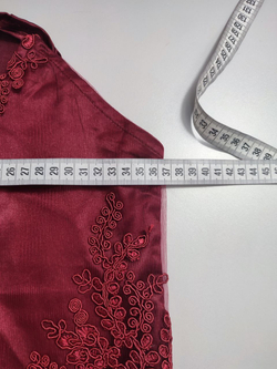 Комплект бордо с кружевом 40 размер, новый