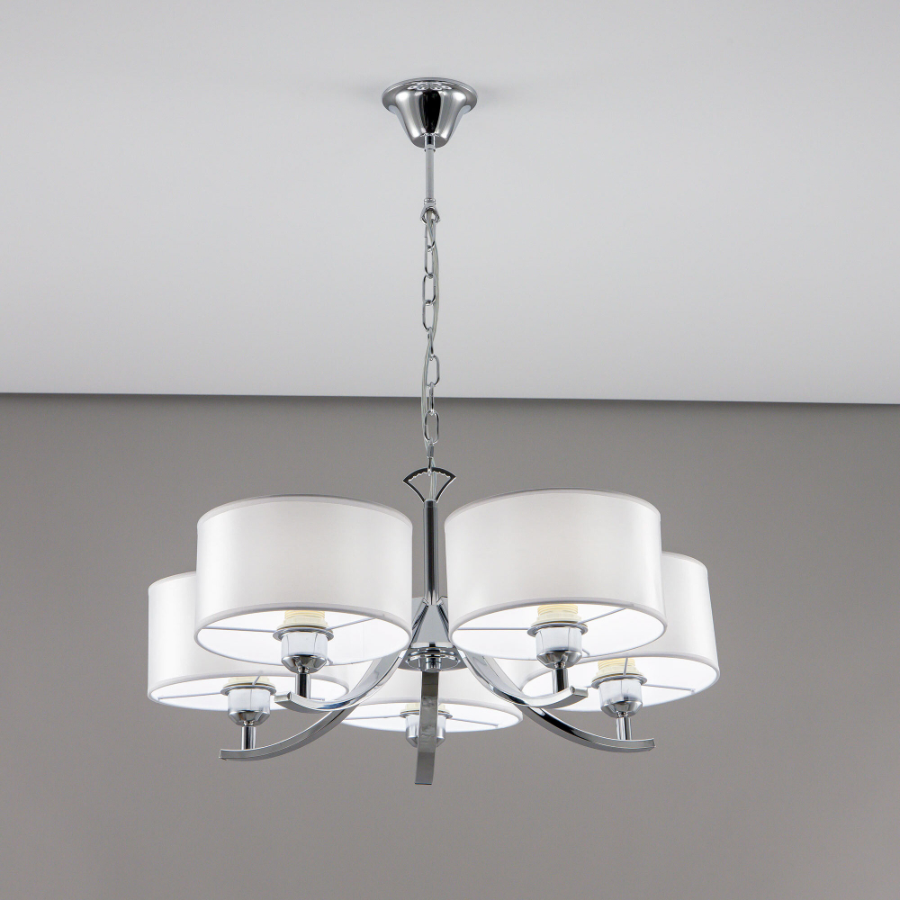 Citilux Эвита CL466150 Люстра подвесная с белыми абажурами