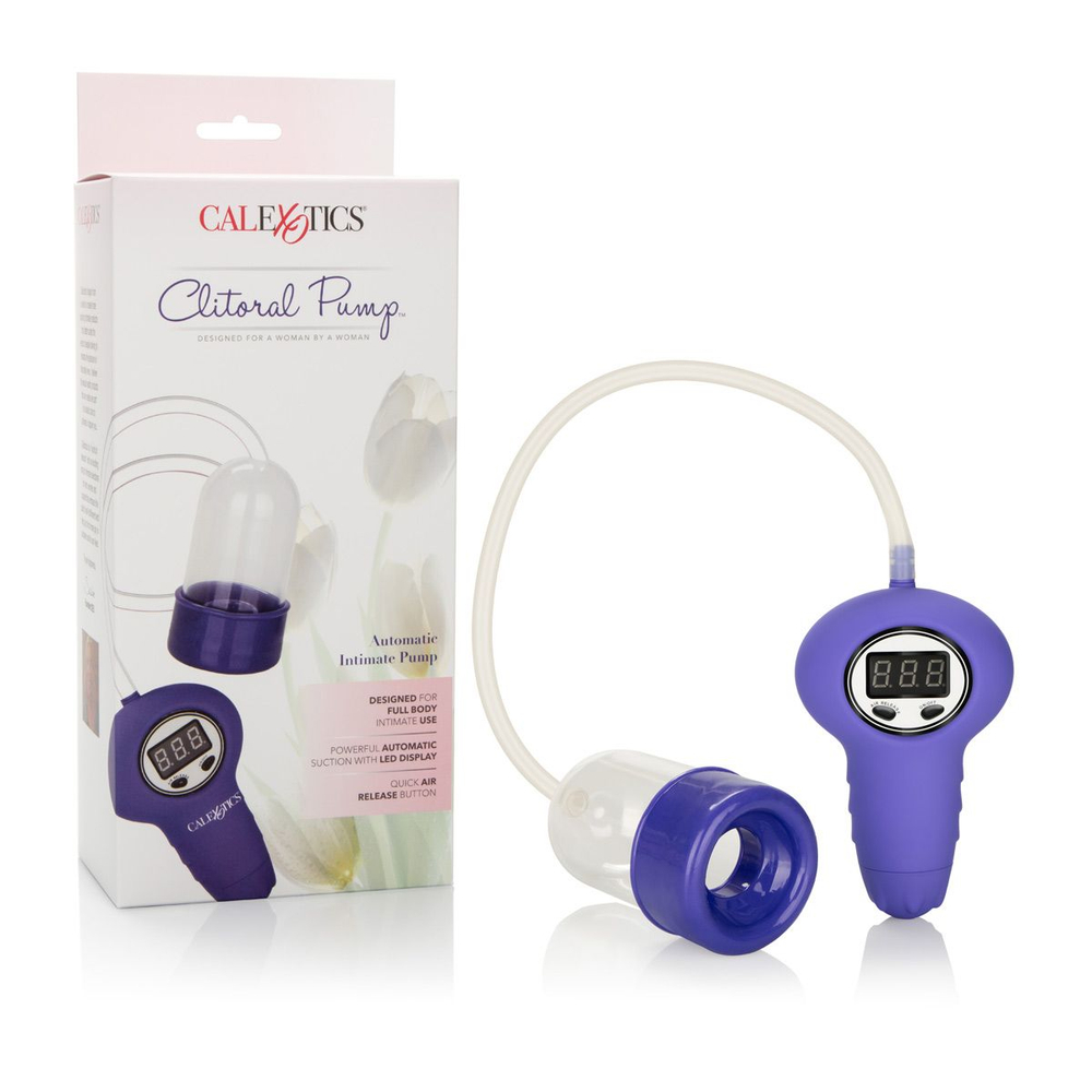 Помпа Clitoral Pump Automatic Intimate Pump (Цвет: фиолетовый)