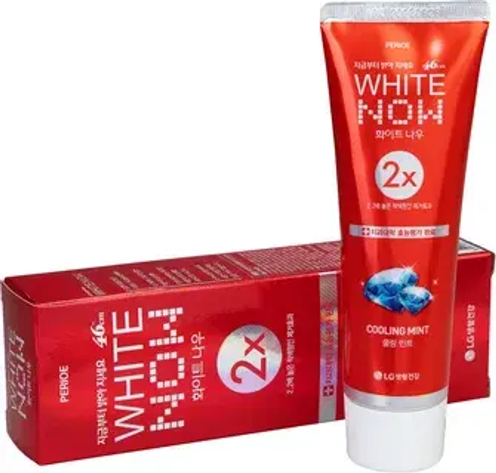 Зубная паста отбеливающая охлаждающая мята PERIOE White Now Cooling Mint 120 гр