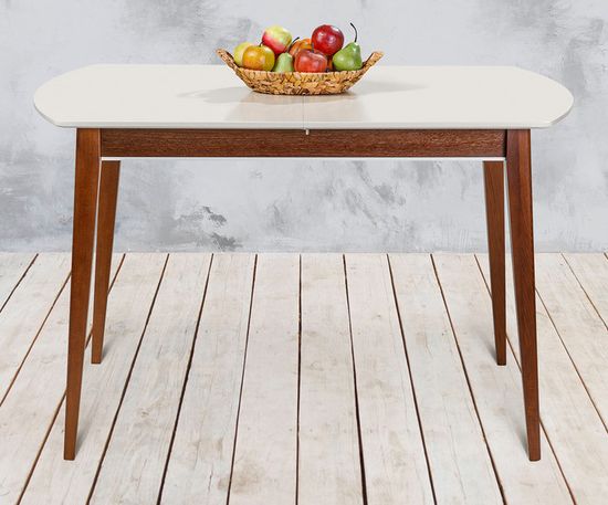 Стол Арека ПО (бук/тон 1/тон подстолья 6/ножка 7) 80х140(180)