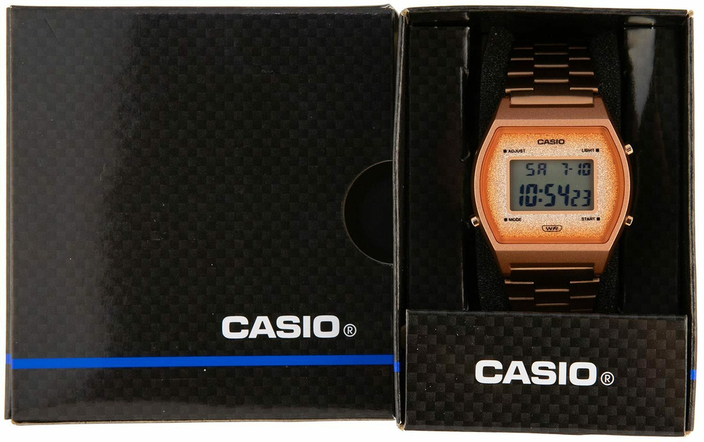 Японские наручные часы Casio Vintage B640WCG-5EF с хронографом