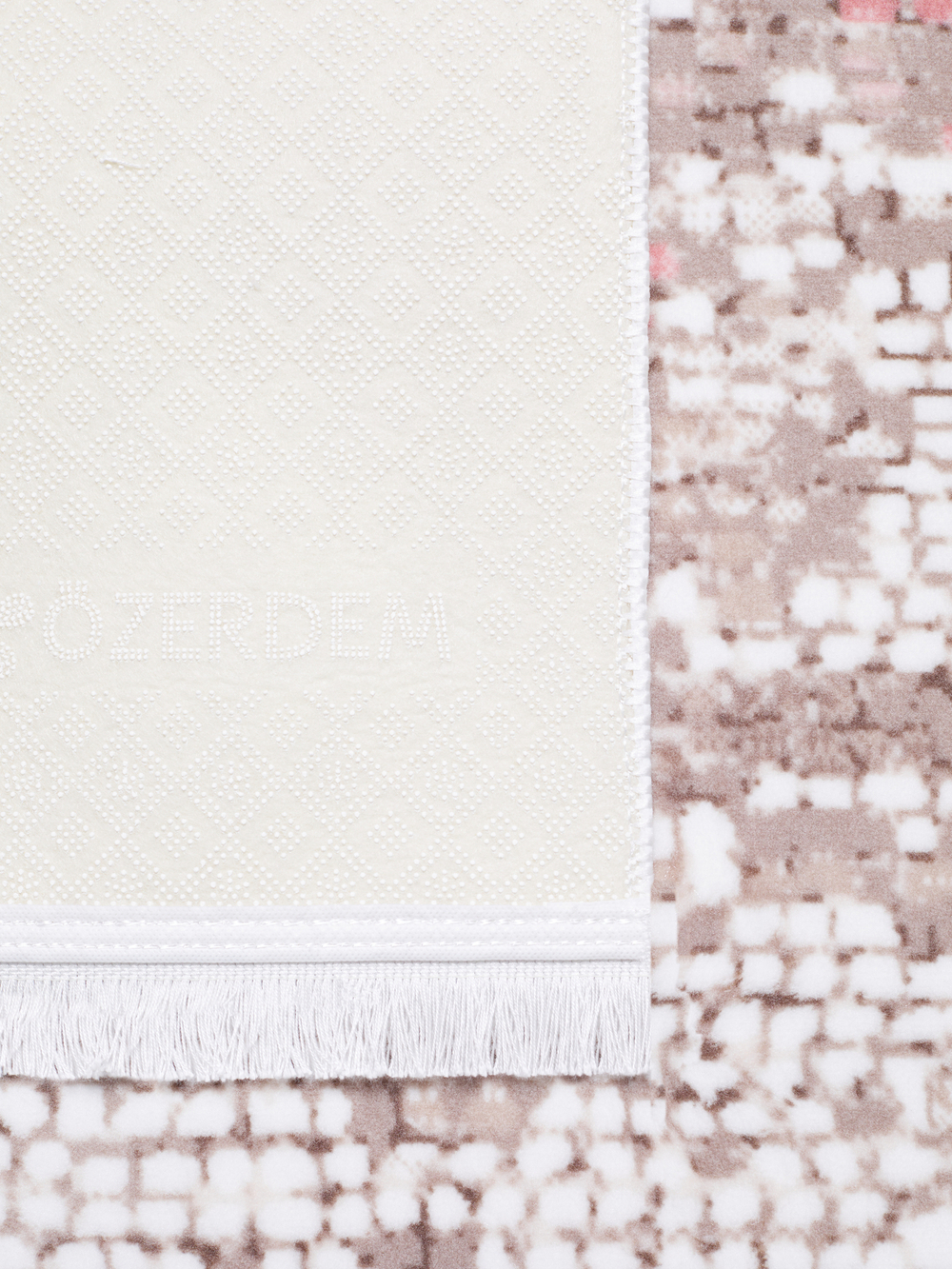 Набор ковриков для ванной и туалета, 60x100/50x60 см, цвет Серо-Розовый