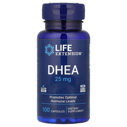 Life Extension, ДГЭА, 25 мг, 100 капсул