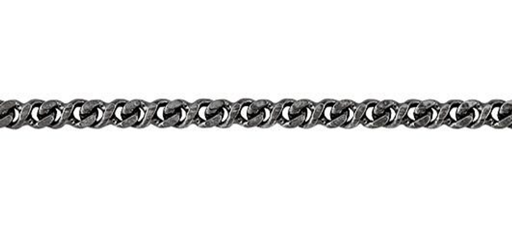 Цепь "Восьмерка панцирная граненая"