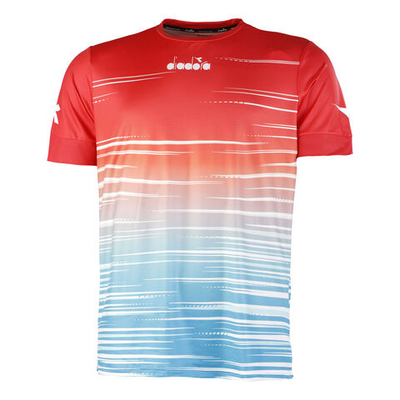 Мужское теннисное поло Diadora Icon T-Shirt Men - Orange, Blue