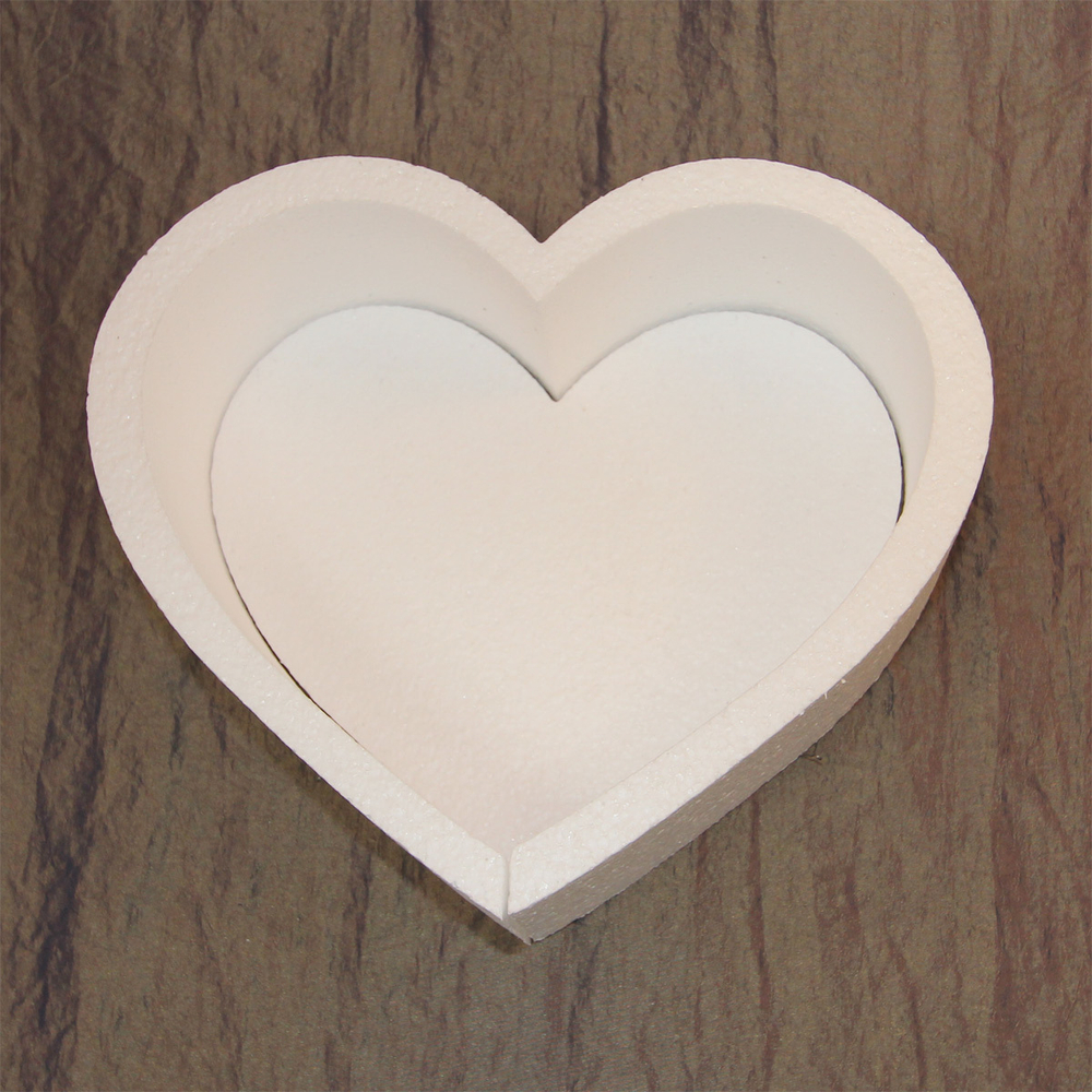 Упаковка "Сердце" из пенопласта.
