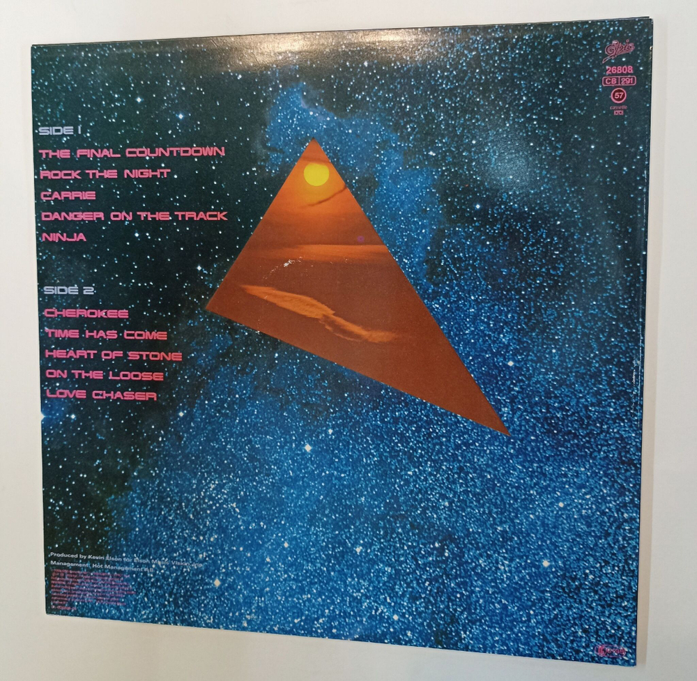 Винтажная виниловая пластинка LP Europe The Final Countdown (Holland 1986)