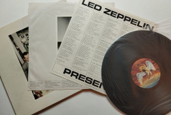 Винтажная виниловая пластинка LP Led Zeppelin Presence (Japan 1976) (No Obi)