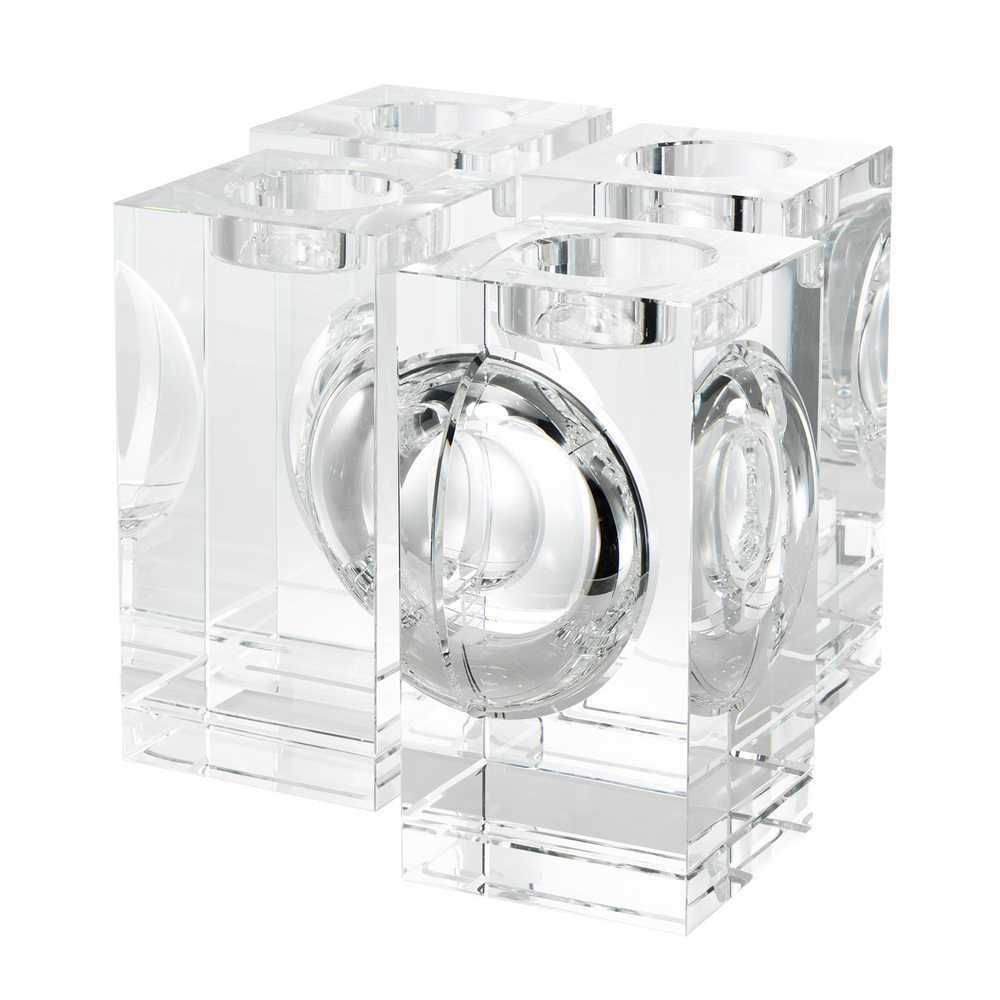 Подсвечник Tealight Holder Argenta set of 4 арт.112424