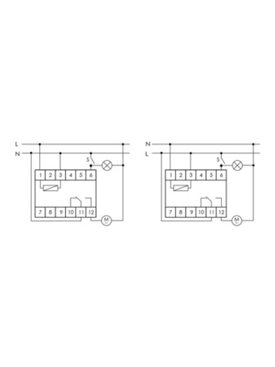 Реле времени PO-415 16А 230В 1 перекл. IP20 задержка выключ./управ. контактом монтаж на DIN-рейке F&F EA02.001.018