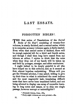 Last Essays. 2 series | Friedrich Max Müller; Wilhelm Muller