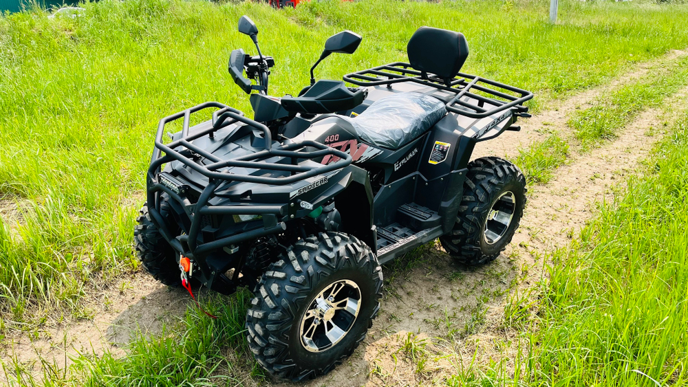 Квадроцикл (комплект для сборки) Explorer 400 Deluxe 4х4 Черный матовый (RR)