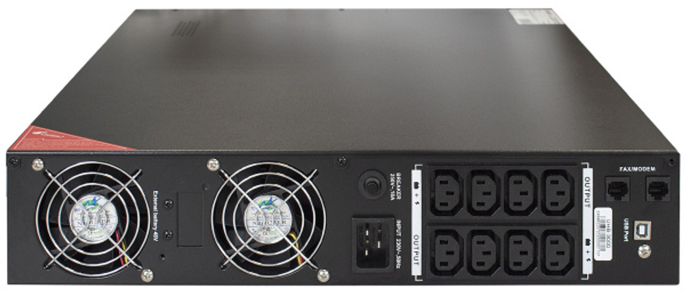 Источник бесперебойного питания Exegate SinePower UHB-3000.LCD.AVR.C13.RJ.USB.2U