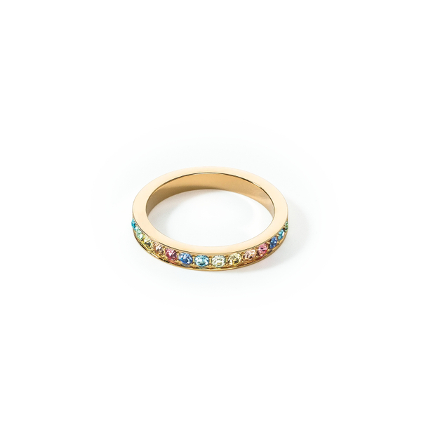 Кольцо Coeur de Lion Multicolour Pastel Gold 0127/40-1590 52
