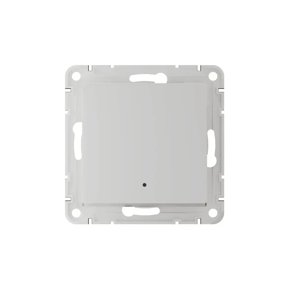 ATLASDESIGN SMART 1-кл. ВЫКЛЮЧАТЕЛЬ с подсв., Zigbee, сх.1, L+N, 10А, мех., БЕЛЫЙ