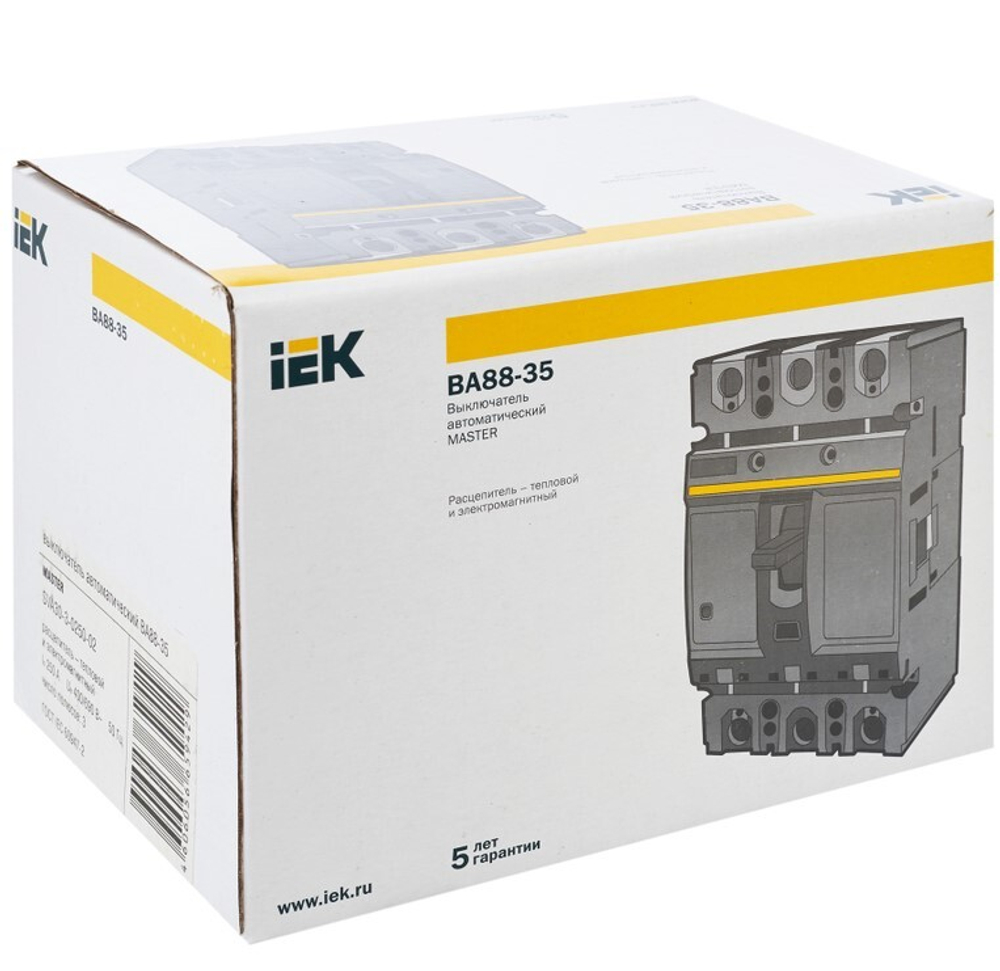 Автоматический выключатель в литом корпусе  IEK SVA30-3-0250-02