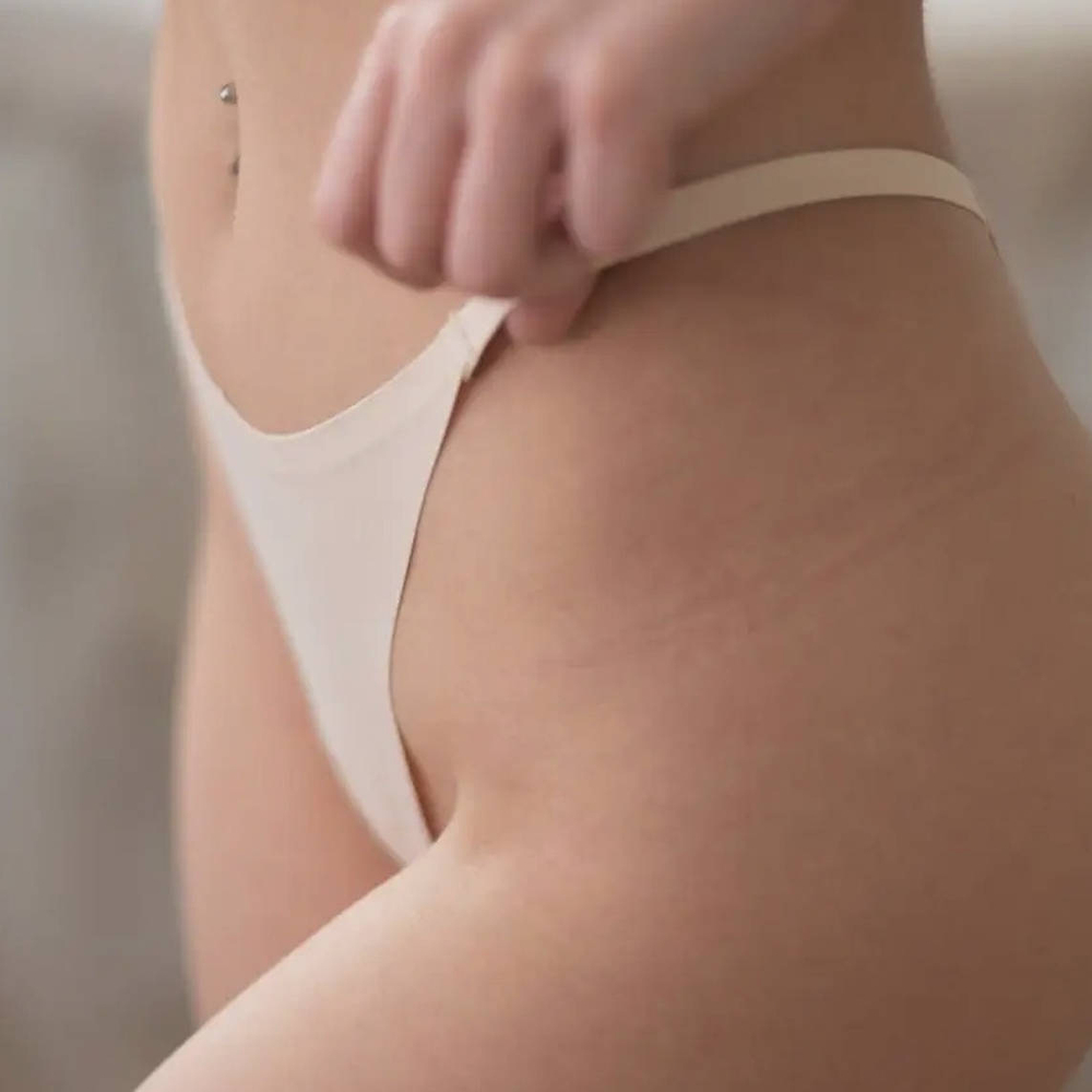 Трусы женские стринги бесшовные 2 шт