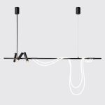 Подвесной светильник 7242P/L1200 black/white