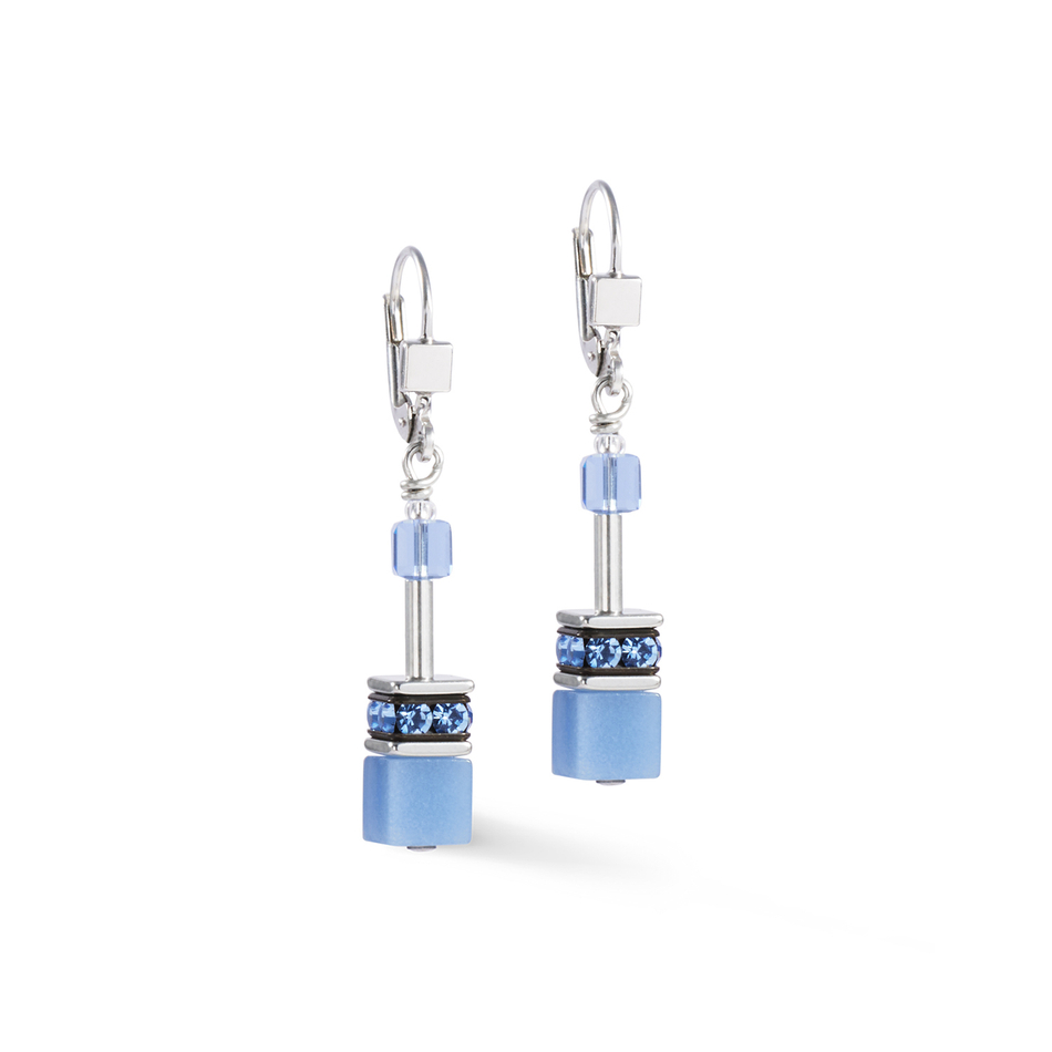 Серьги Coeur de Lion Blue-Silver 4020/20-0717
