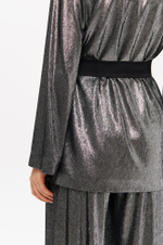 1957 Жакет женский (серебристо-черный)