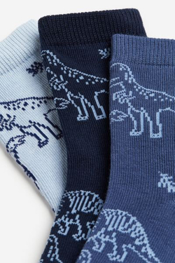 H&M Набор из семи пар носков, темно-синий