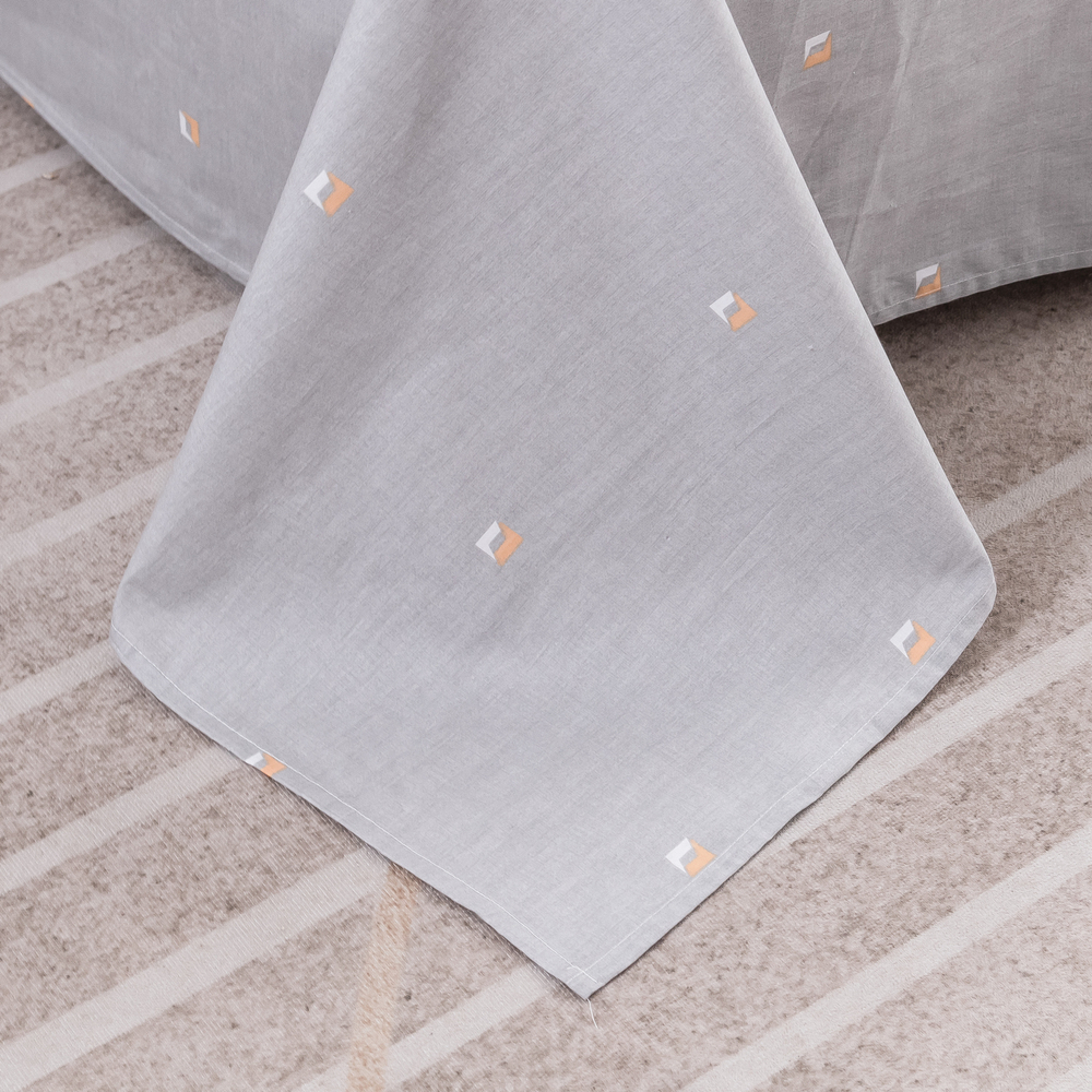 Комплект постельного белья Люкс Сатин 100% хлопок на резинке AR301