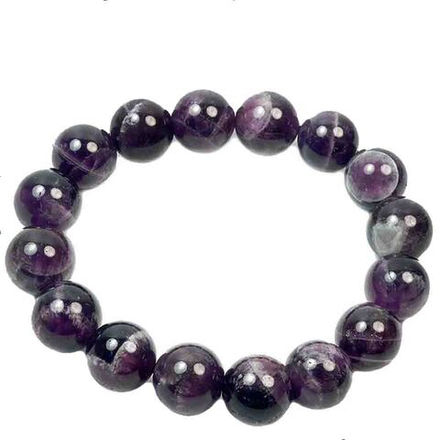 Браслет "Келли 12" аметист темный