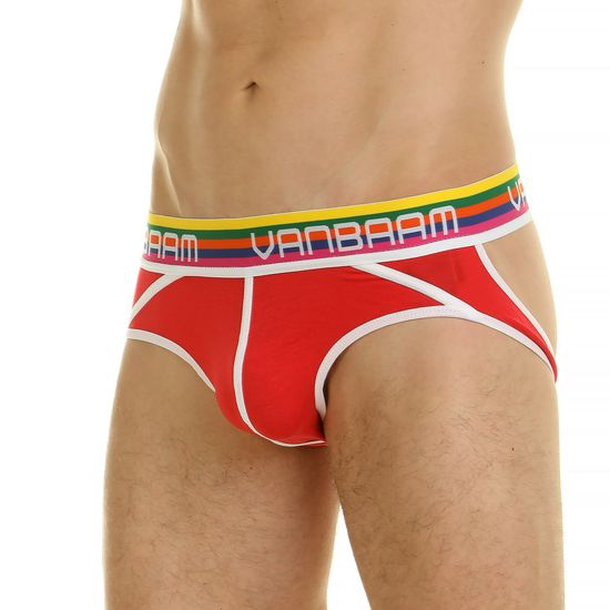 Мужские трусы джоки красные Van Baam