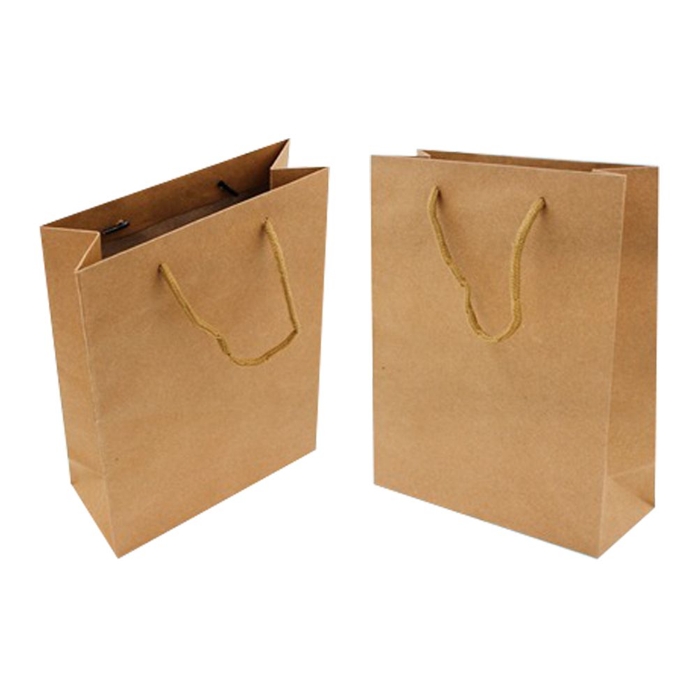 Подарочный пакет Basir, серия &quot;Крафт&quot;, без рисунка, крафт, 24*19*8 см, ассорти