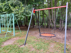 Монтаж уличных качелей Sv Sport