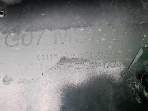 Накладка бампера BMW X7 G07 (2022-н.в.) M-paket