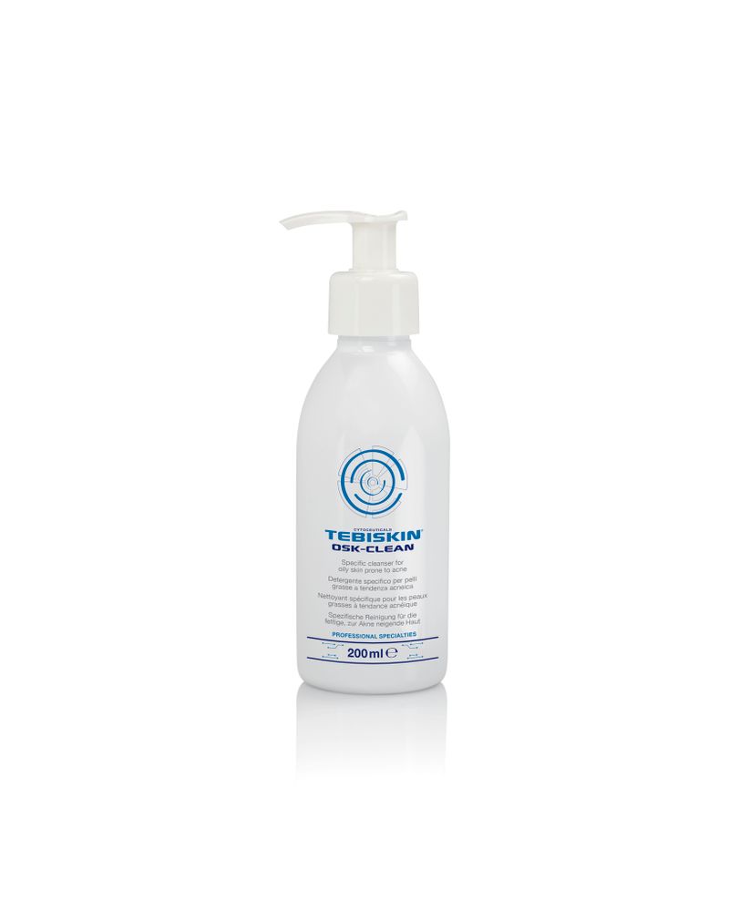 TEBISKIN OSK-CLEAN Специализированное очищающее средство для жирной кожи, склонной к акне, 200 мл