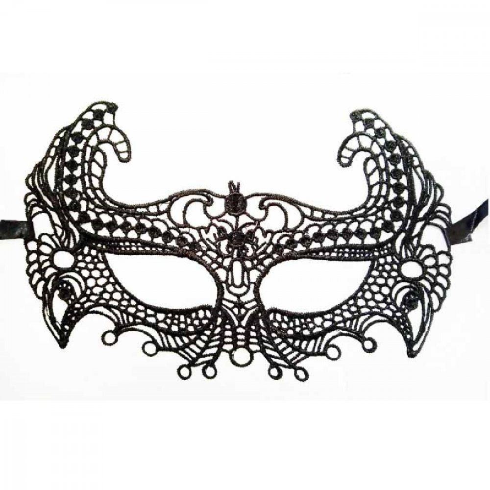 Маска кружевная Габриэлла черная