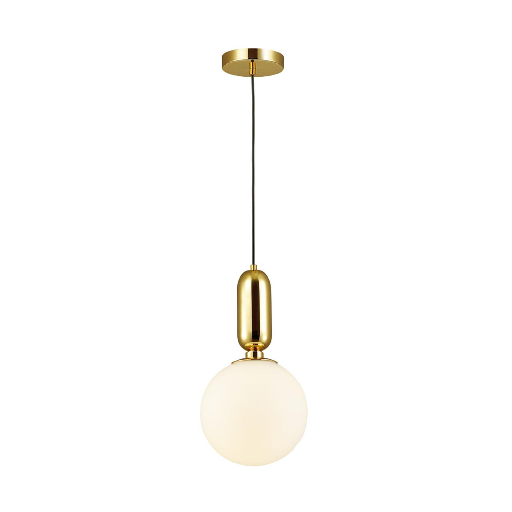 4669/1 PENDANT ODL20 393 золотой/белый Подвес E27 1*40W (тип лампы СВЕЧА ) 220V OKIA