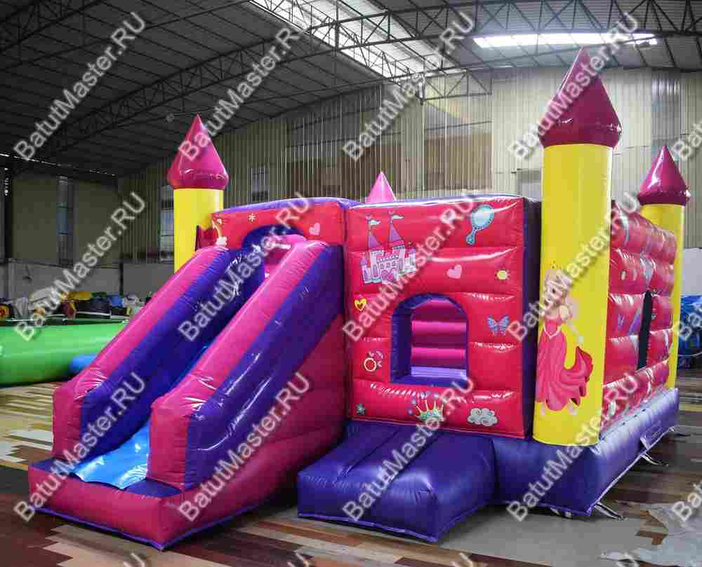 Детский надувной батут "Чудесный замок" 6*4*3 м