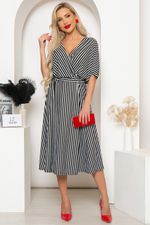 Платье "Беверли" (блэк энд вайт) П4105 LT Collection