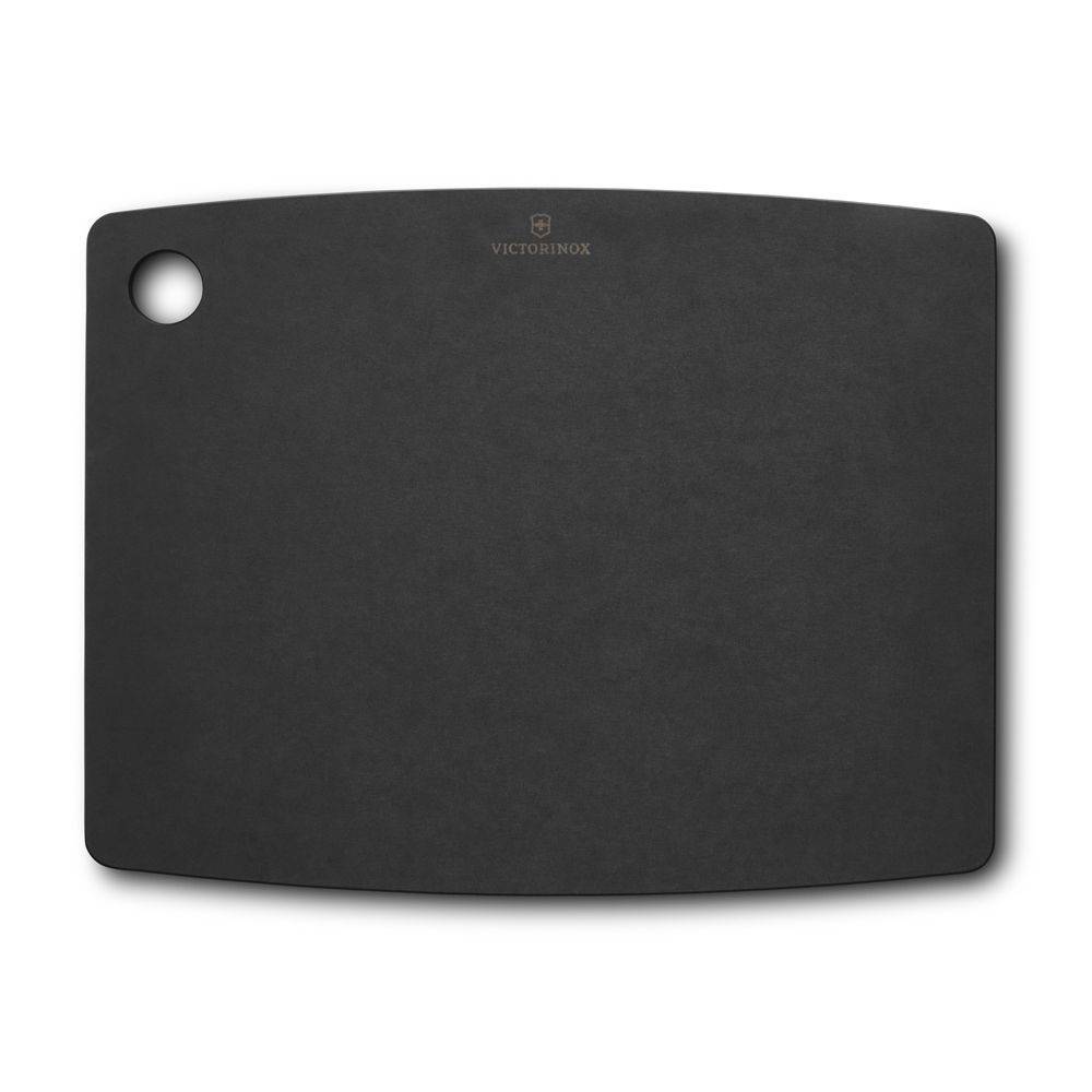 Доска разделочная Victorinox Cutting Boad L, 368x285 мм, бумажный композитный материал, чёрная