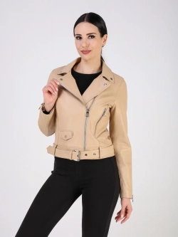 Кожаная куртка демисезонная косуха