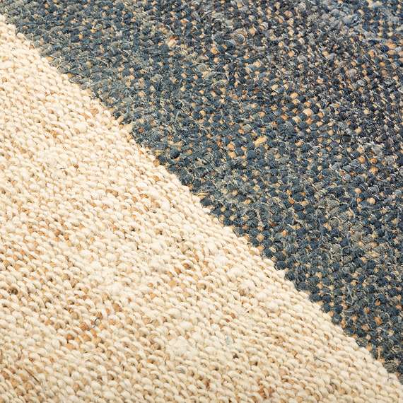 Ковер из джута, денима и шерсти Hyderabad из коллекции Ethnic, 120х180см