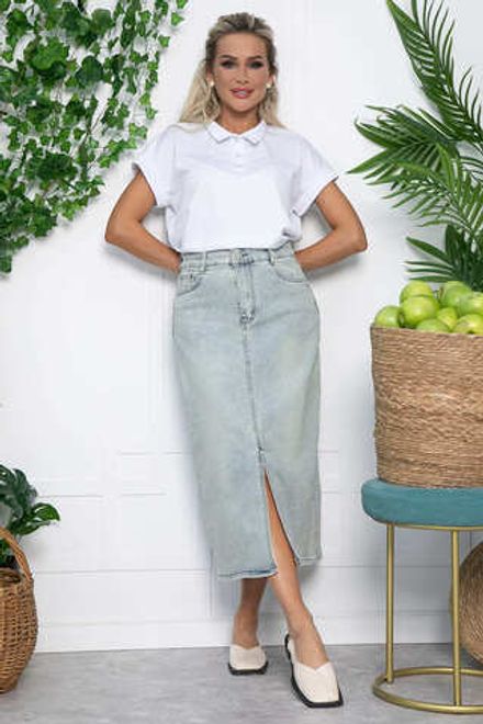 Юбка Мюнхен (голубо-зеленая) Ю13644-4М LT Collection