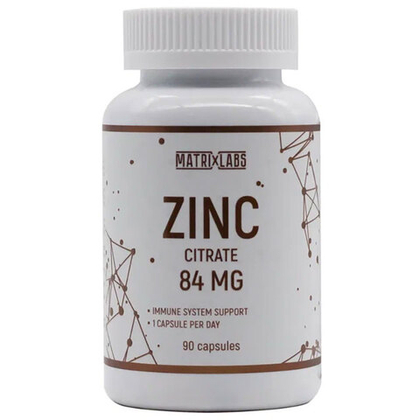 Matrix Labs Zinc Citrate 84 мг. (90 капс.) [M]