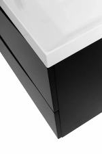 Тумба с раковиной Belbagno MARINO 100 подвесная Nero Lucido