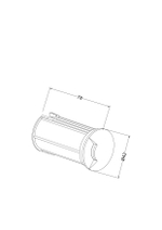 Тротуарный светодиодный светильник Maytoni Flash O044DL-L1S3K