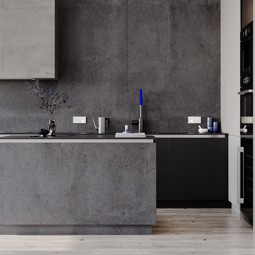 Выключатель встраиваемый VOLTUM S70 одноклавишный 10А, (белый глянцевый)