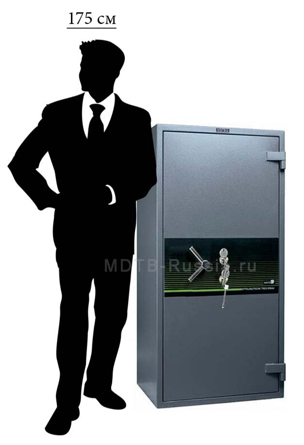 Взломостойкий сейф MDTB Banker M 1368 2K