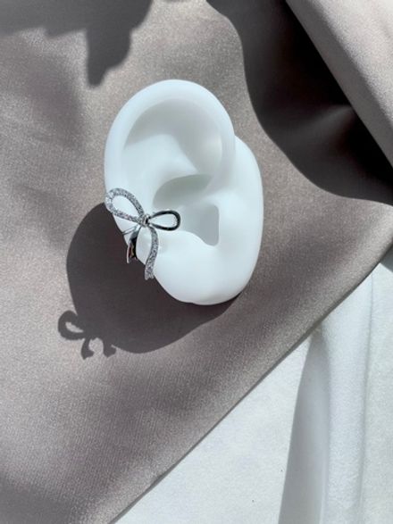 Кафф "Бант" со стразами